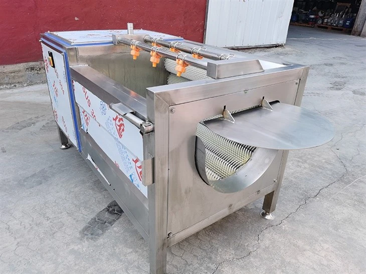 Potato Brush Roller Washing Peeling Machine