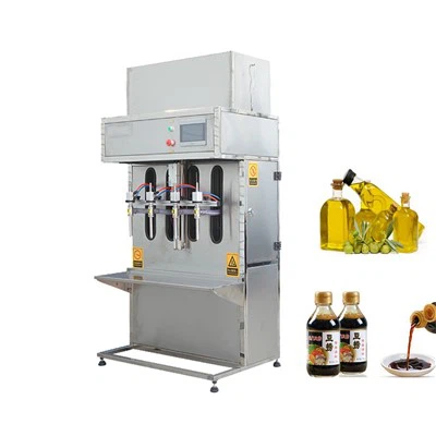 Màquina automàtica d'ompliment de líquids de 4 capçals